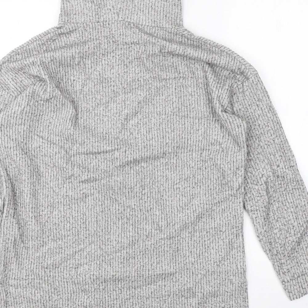 Womens UK Size S New Look Grey Pullover Jumper