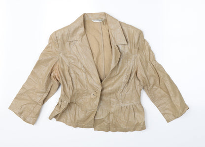 Autograph Womens Brown   Jacket Blazer Size 10