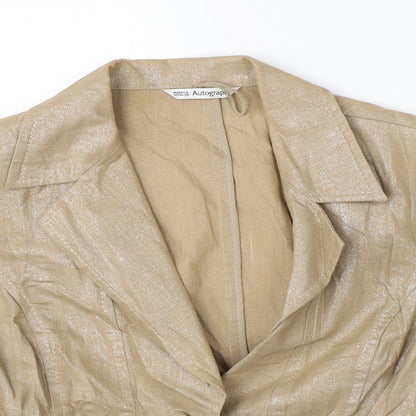 Autograph Womens Brown   Jacket Blazer Size 10