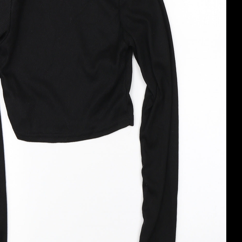 Boohoo Womens Black   Shrug Jumper Size 8