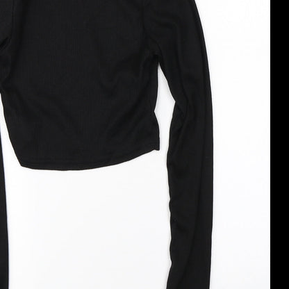 Boohoo Womens Black   Shrug Jumper Size 8