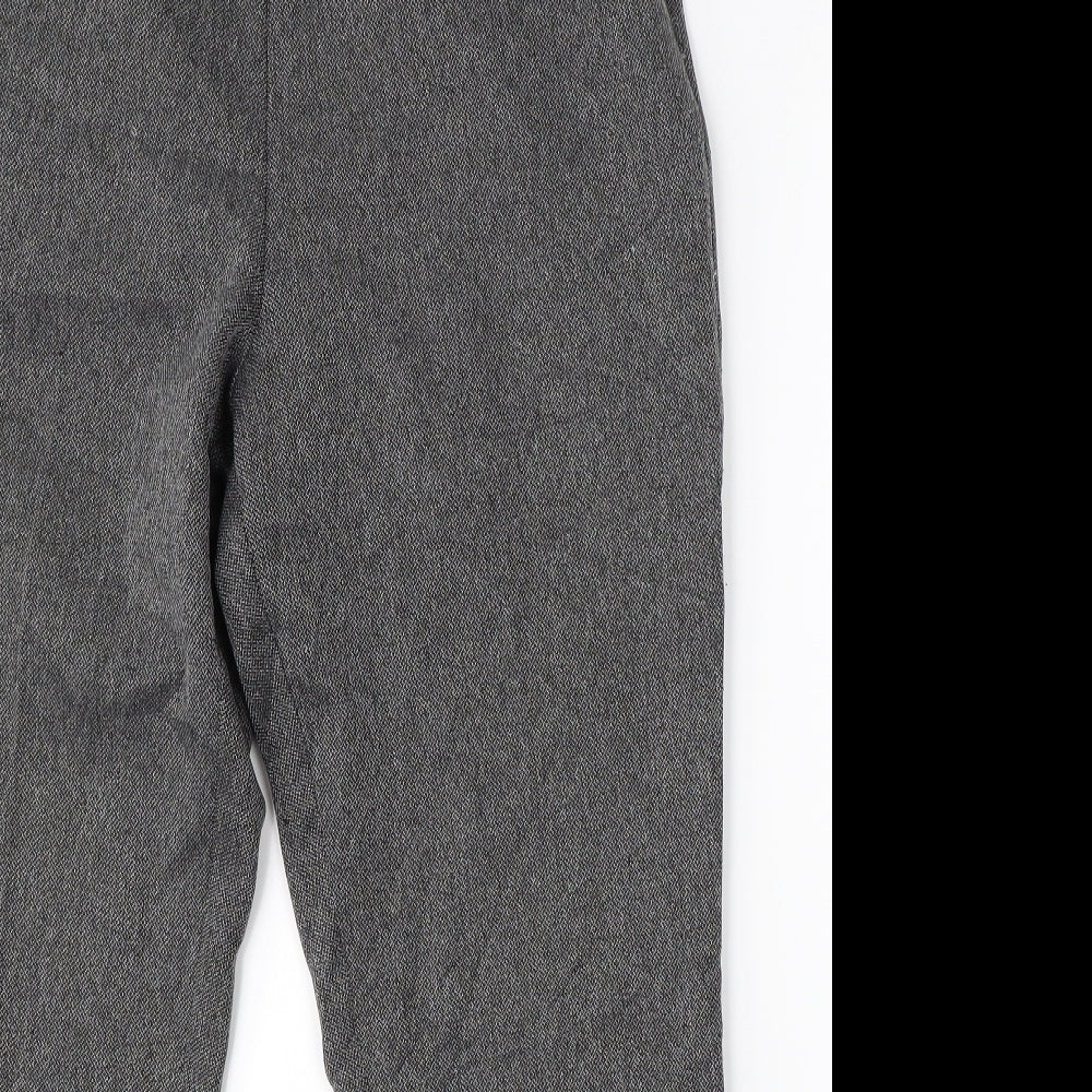 Womens UK Size 14 Marks & Spencer Regular Fit Dress Pants Grey Trousers