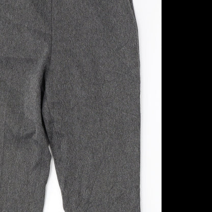Womens UK Size 14 Marks & Spencer Regular Fit Dress Pants Grey Trousers