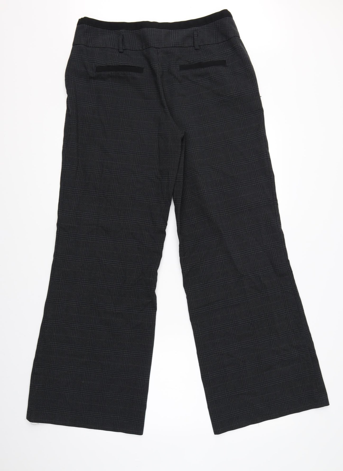 Womens UK Size 14 NEXT Regular Fit Dress Pants Grey Trousers