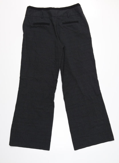 Womens UK Size 14 NEXT Regular Fit Dress Pants Grey Trousers