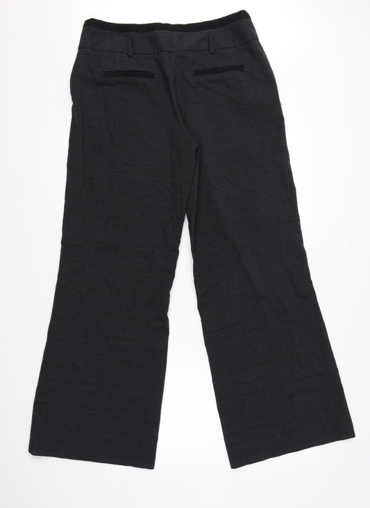 Womens UK Size 14 NEXT Regular Fit Dress Pants Grey Trousers