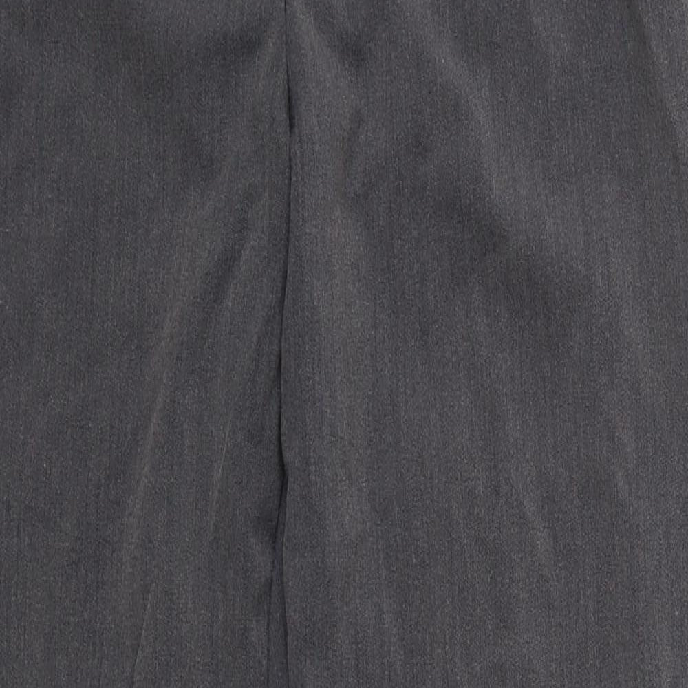 Just Elegance Womens Grey   Dress Pants Trousers Size 14 L30 in