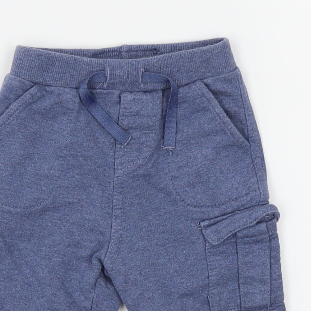 Debenhams Baby Blue   Cargo Trousers Size 3-6 Months