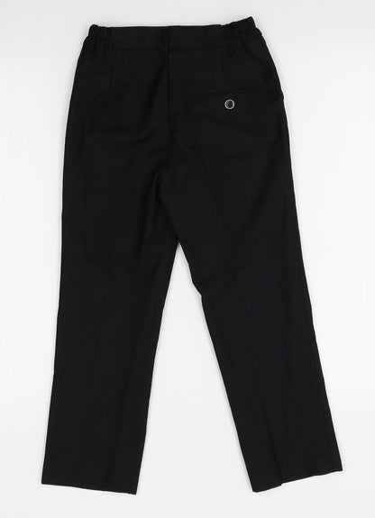 Samli Boys Black   Chino Trousers Size 7 Years - suit trousers