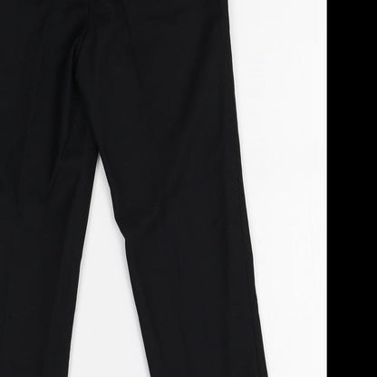 Samli Boys Black   Chino Trousers Size 7 Years - suit trousers