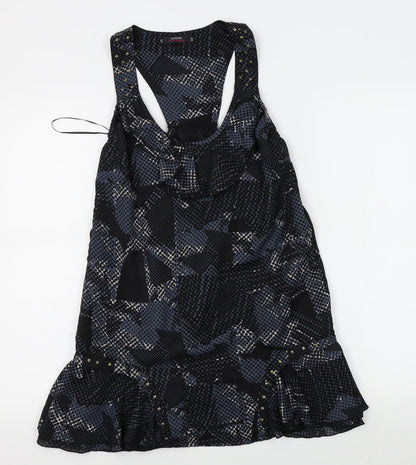 Miss Selfridge Womens Blue   A-Line  Size 10