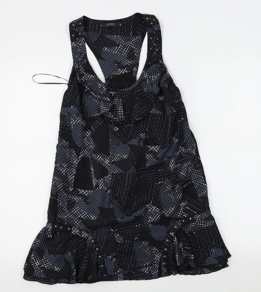 Miss Selfridge Womens Blue   A-Line  Size 10