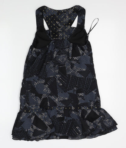 Miss Selfridge Womens Blue   A-Line  Size 10