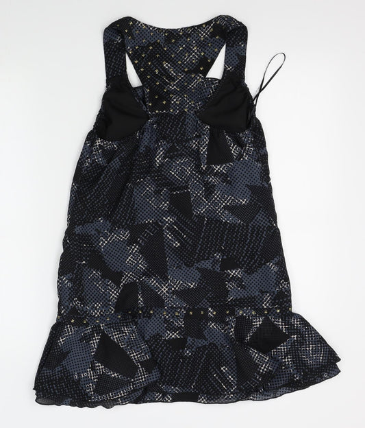 Miss Selfridge Womens Blue   A-Line  Size 10