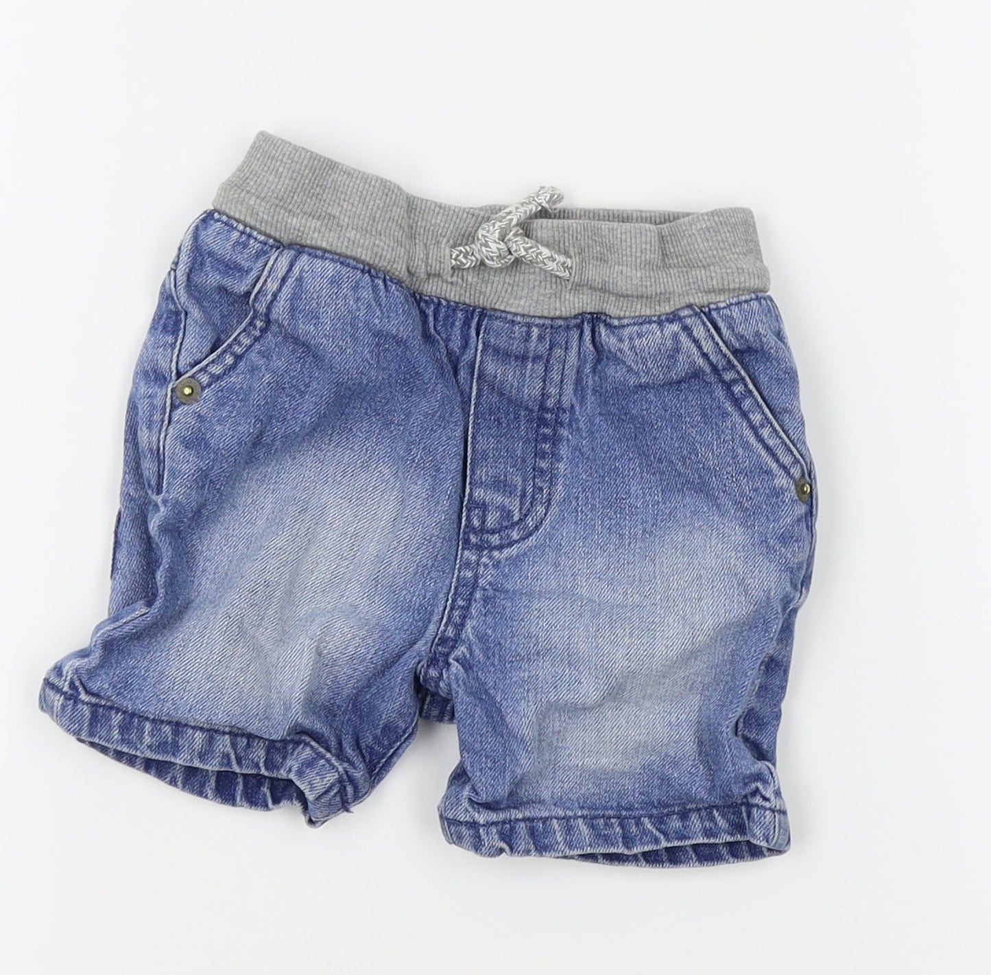 F&F Baby Blue  Denim  Jeans Size 12-18 Months  - shorts