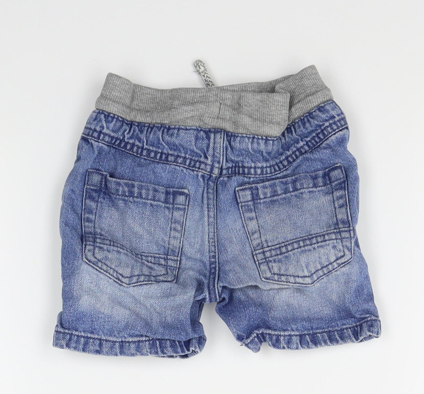 F&F Baby Blue  Denim  Jeans Size 12-18 Months  - shorts