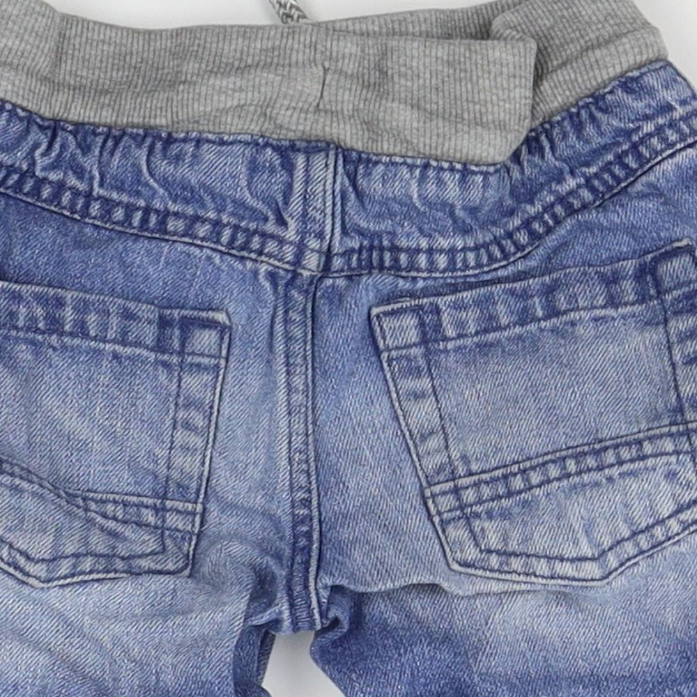 F&F Baby Blue  Denim  Jeans Size 12-18 Months  - shorts