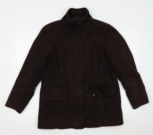 Maine Womens Brown   Jacket Coat Size 14