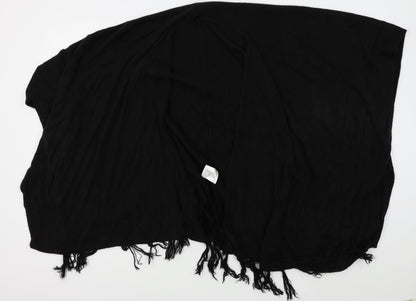 Womens UK Size One Size text Black Cape Jumper