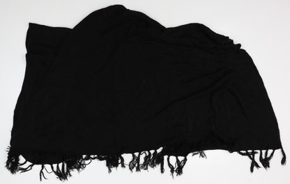 Womens UK Size One Size text Black Cape Jumper