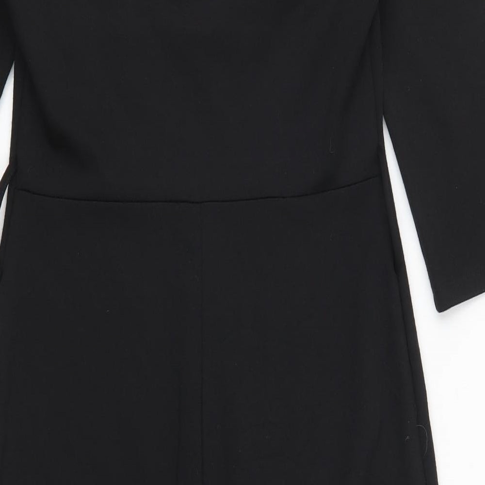 Betty Jackson Womens Black   Pencil Dress  Size 8  - Purple