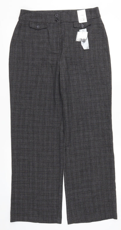 Womens UK Size 12 Isle Regular Fit  Grey Trousers