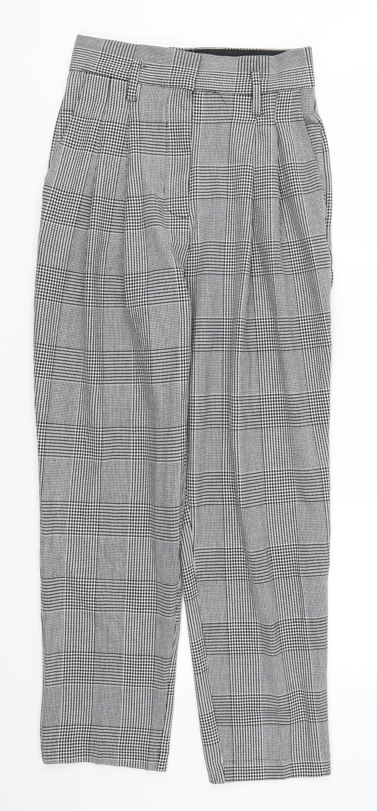 Womens UK Size 6 H&M Regular Fit  Grey Trousers