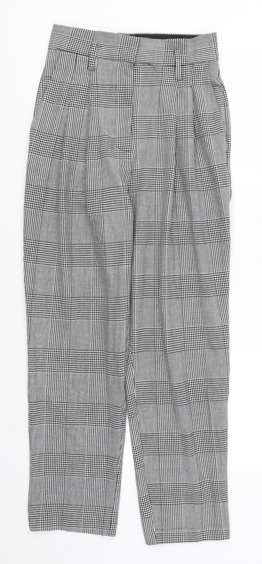Womens UK Size 6 H&M Regular Fit  Grey Trousers