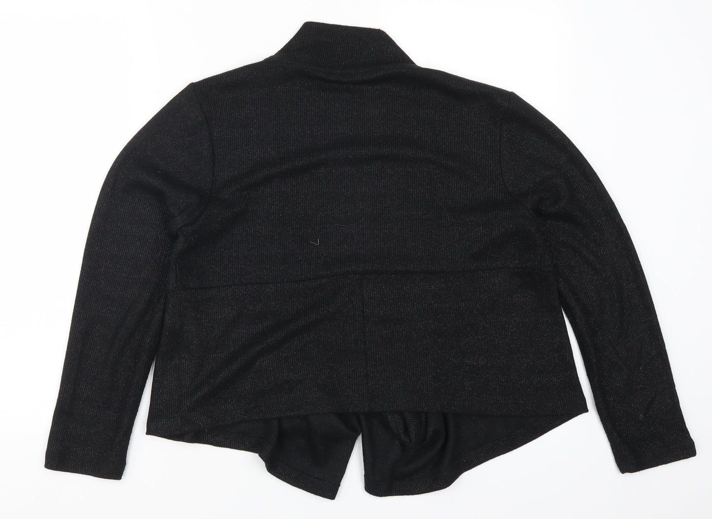 Womens UK Size 14 Viz A Viz Black Cardigan Jumper