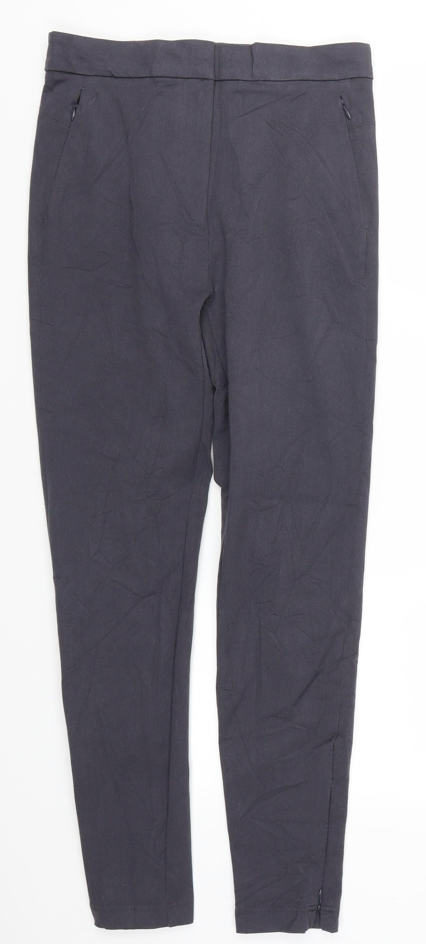 Womens UK Size 10 Marks and Spencer Regular Fit  Beige Trousers