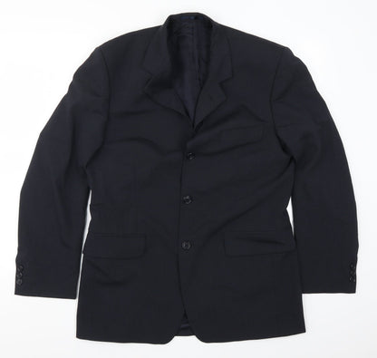 Mens UK Size 40 Preworn Regular Blue Suit Jacket