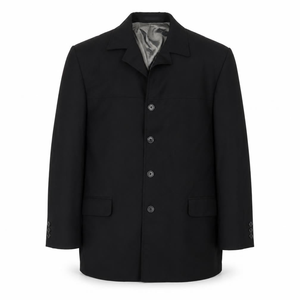 Mens UK Size 42 Johnathan Adams Regular Black Suit Jacket