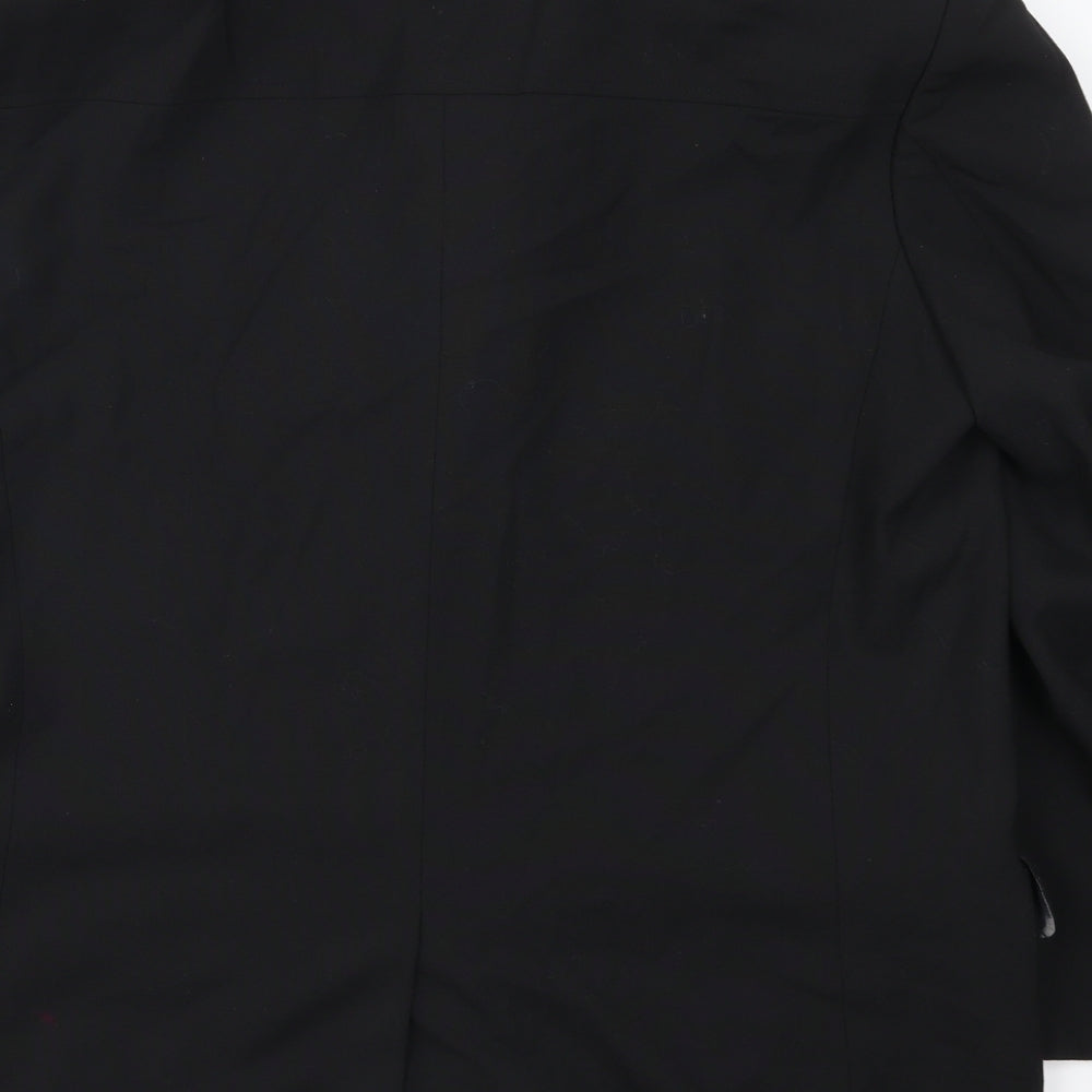 Mens UK Size 42 Johnathan Adams Regular Black Suit Jacket