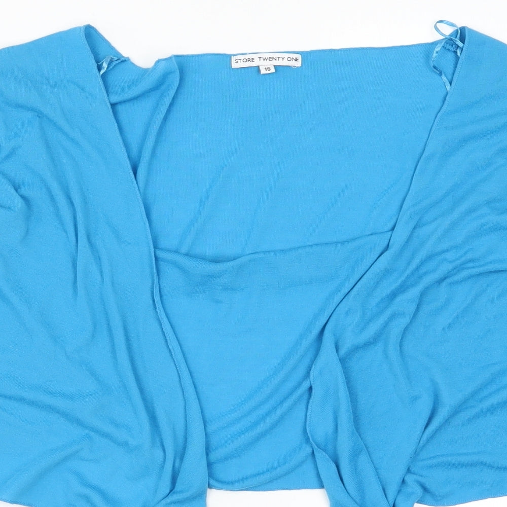 Store 21 Womens Blue   Cardigan Jumper Size 16