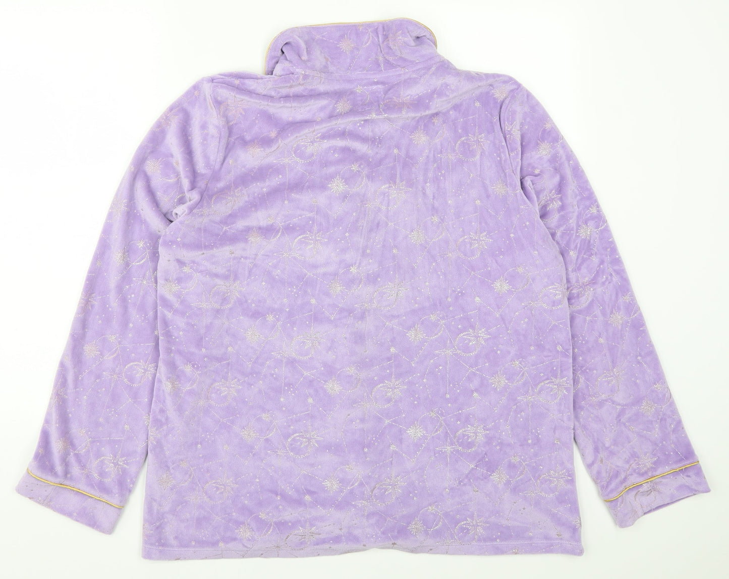 Chelsea Peers Womens Purple   Top Pyjama Top Size M  - Star Print