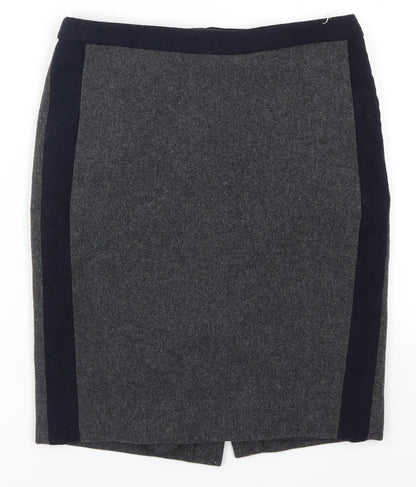 J Crew Womens Grey   Straight & Pencil Skirt Size 26 in