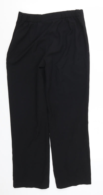 Womens UK Size 10 Marks and Spencer Slim Fit  Black Trousers