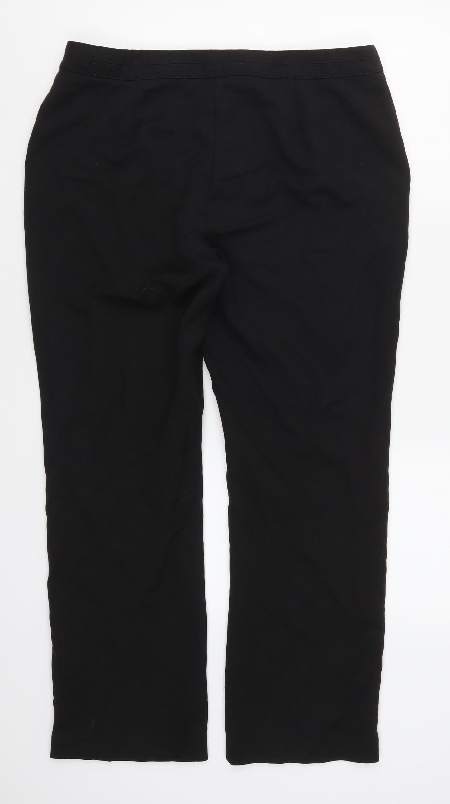 Bonmarché Womens Black   Trousers  Size 14 L28 in