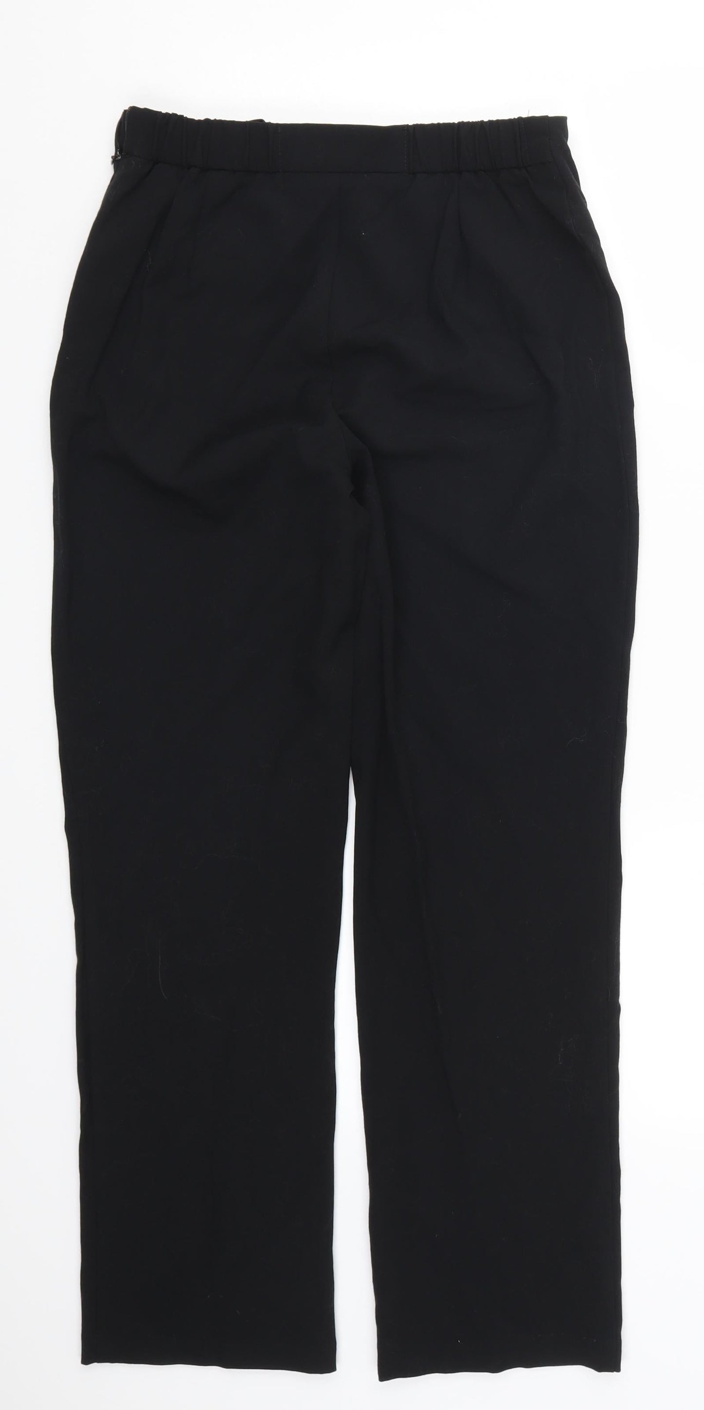 Womens UK Size 10 Marks and Spencer Regular Fit  Black Trousers