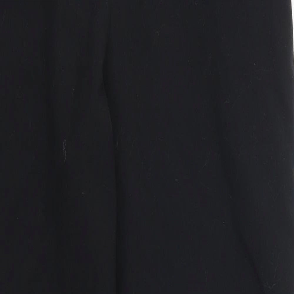Womens UK Size 10 Marks and Spencer Regular Fit  Black Trousers