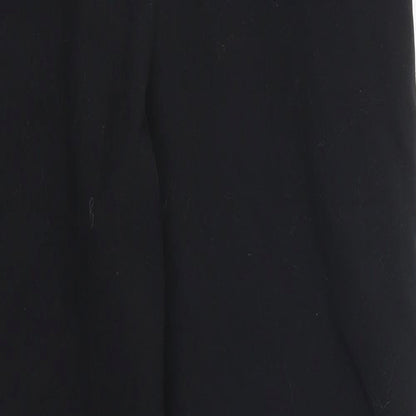 Womens UK Size 10 Marks and Spencer Regular Fit  Black Trousers
