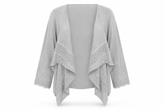 Womens UK Size M Monsoon Grey Cardigan Jumper