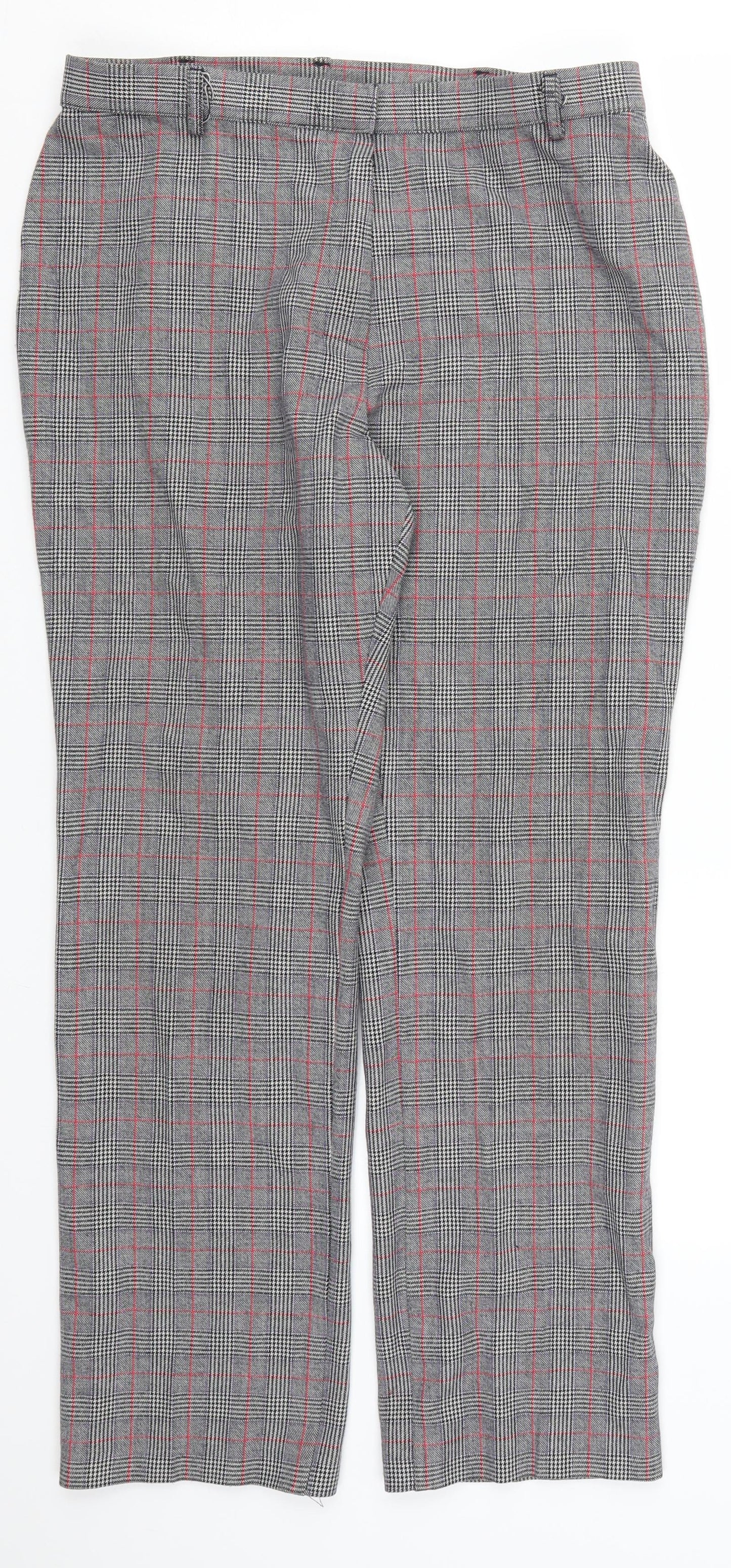 Womens UK Size 16 Marks and Spencer Regular Fit  Grey Trousers