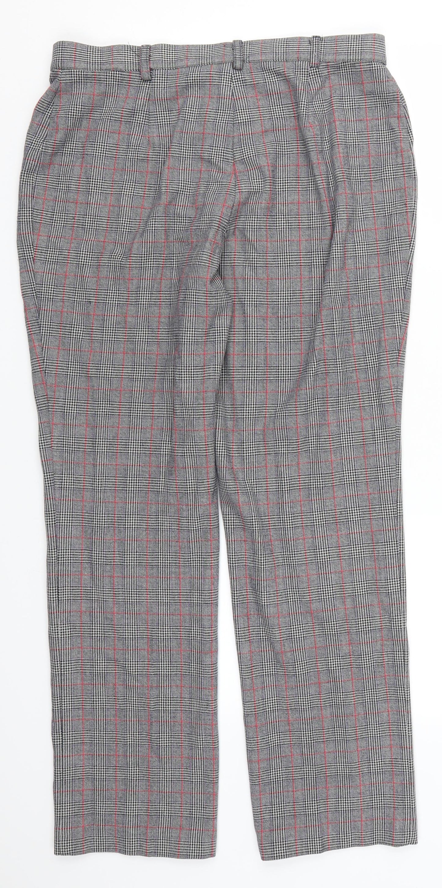 Womens UK Size 16 Marks and Spencer Regular Fit  Grey Trousers