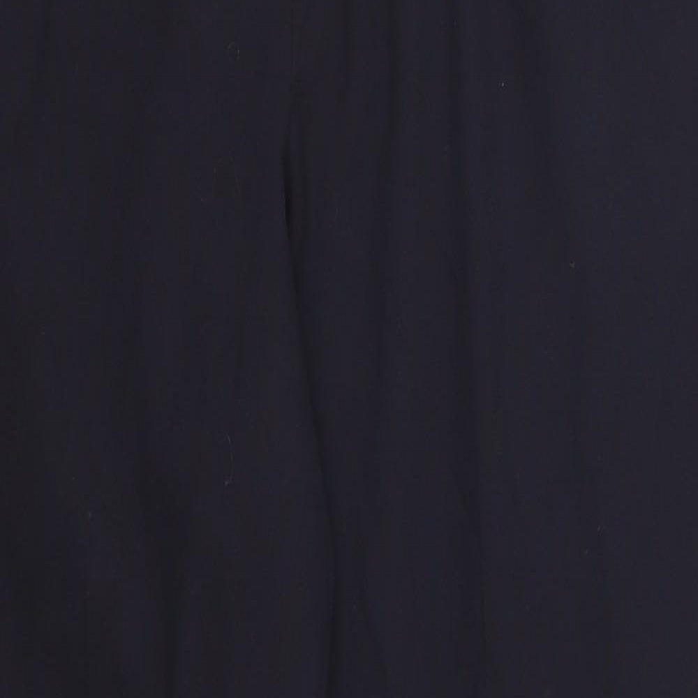 Womens UK Size 16 Label Be Regular Fit  Blue Trousers