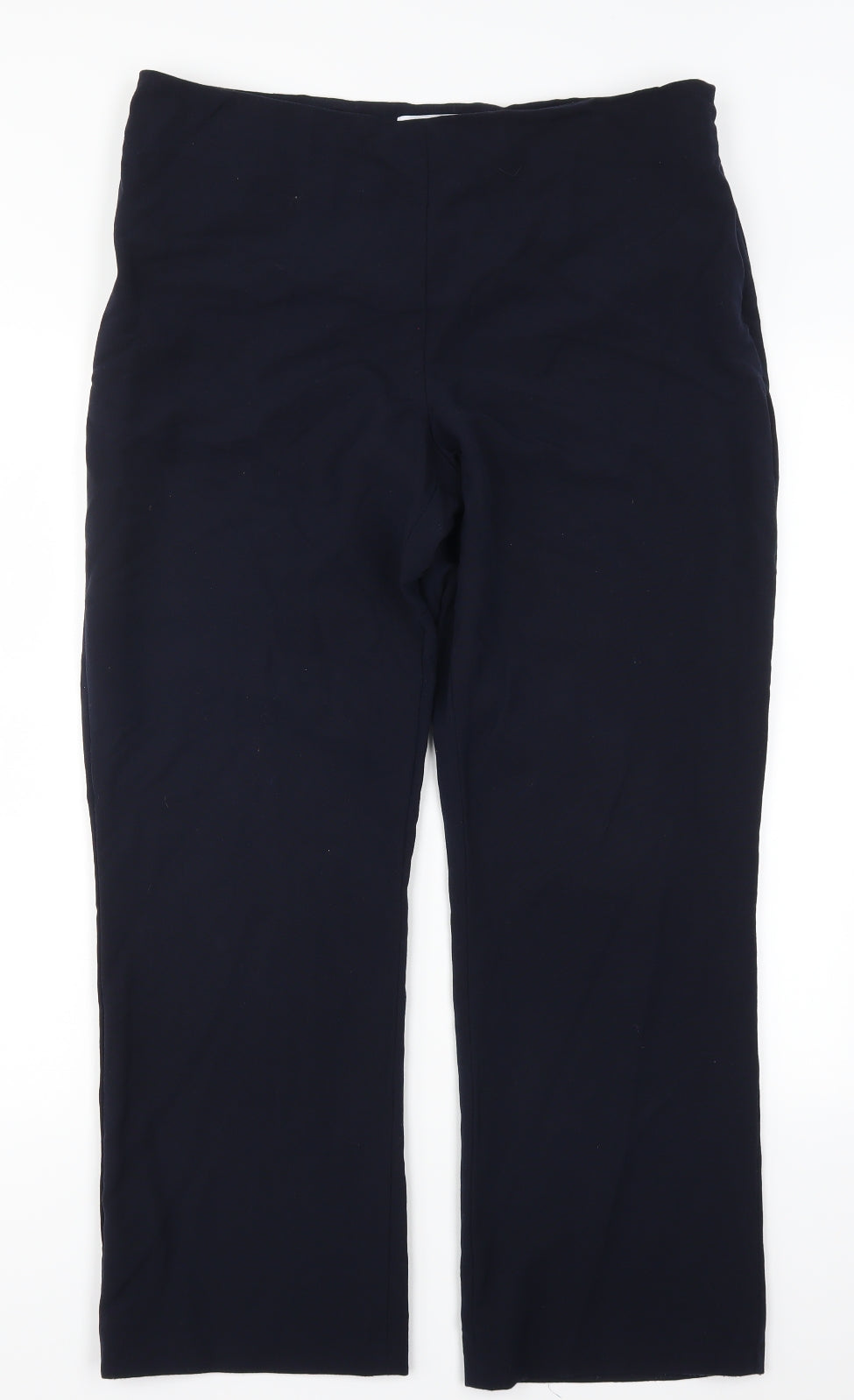 Womens UK Size 16 Debenhams Regular Fit  Blue Trousers