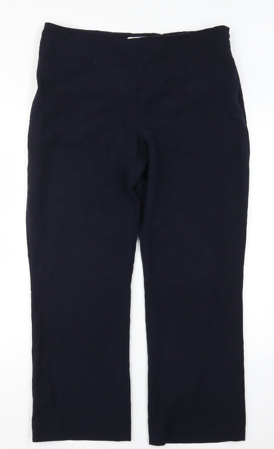Debenhams Womens Blue   Trousers  Size 16 L28 in