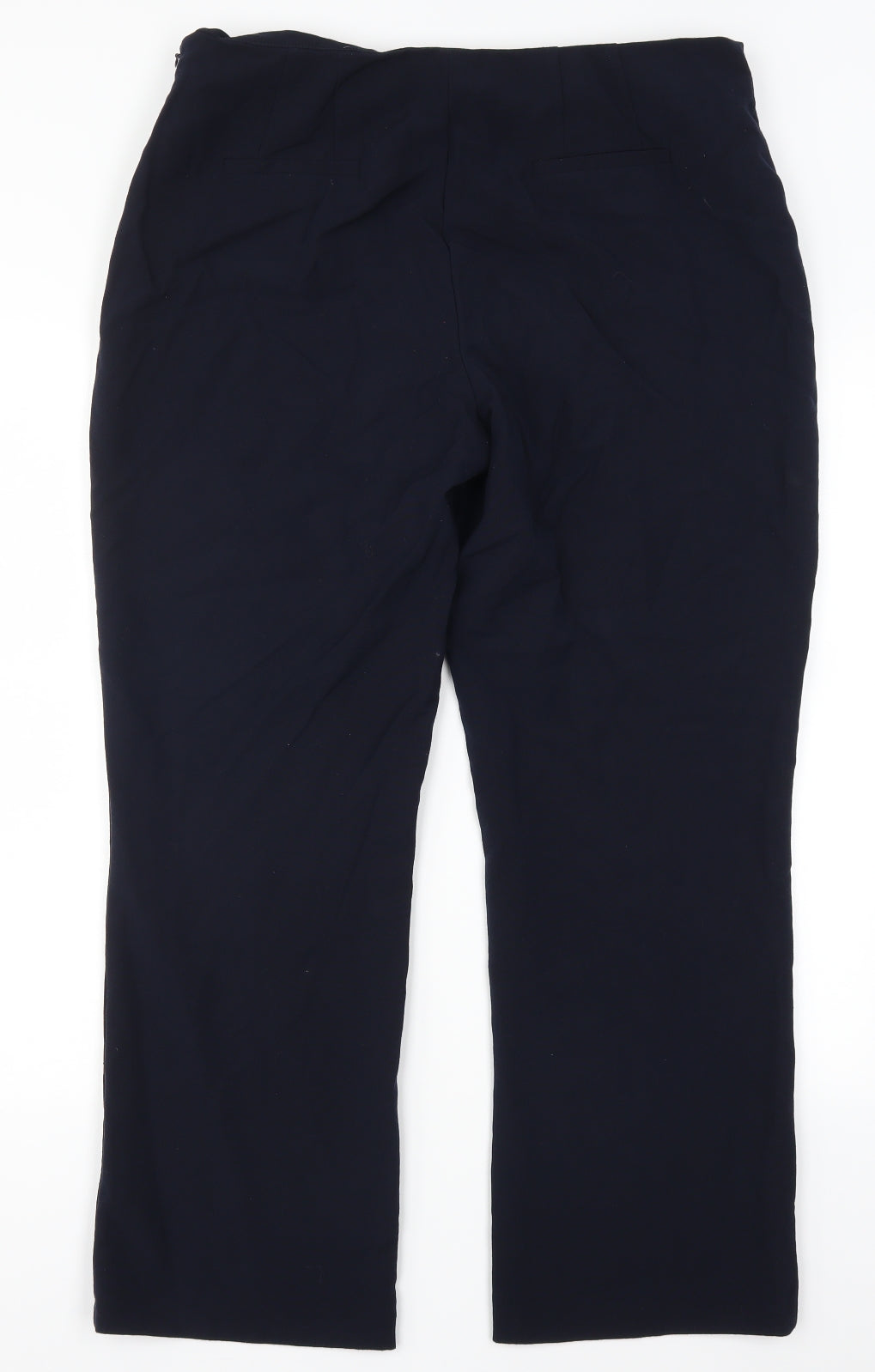 Womens UK Size 16 Debenhams Regular Fit  Blue Trousers