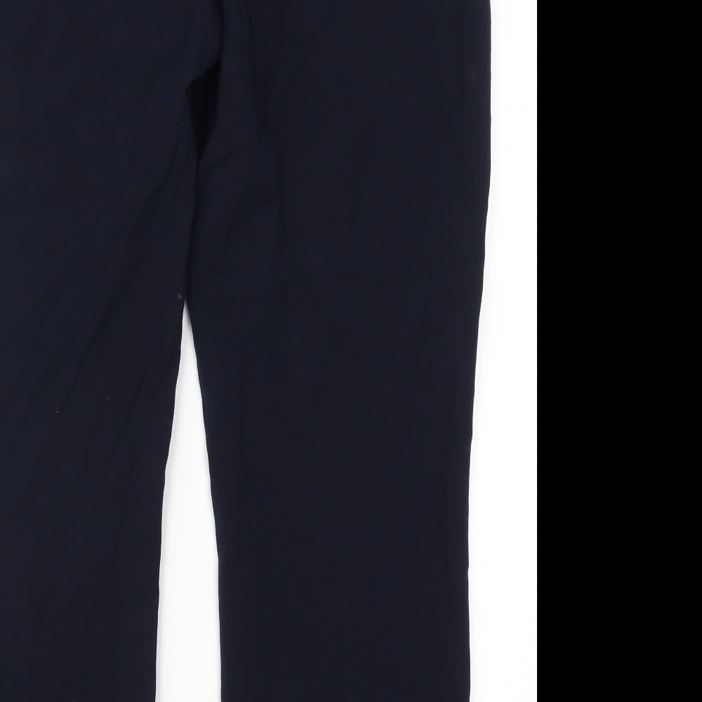 Womens UK Size 16 Debenhams Regular Fit  Blue Trousers