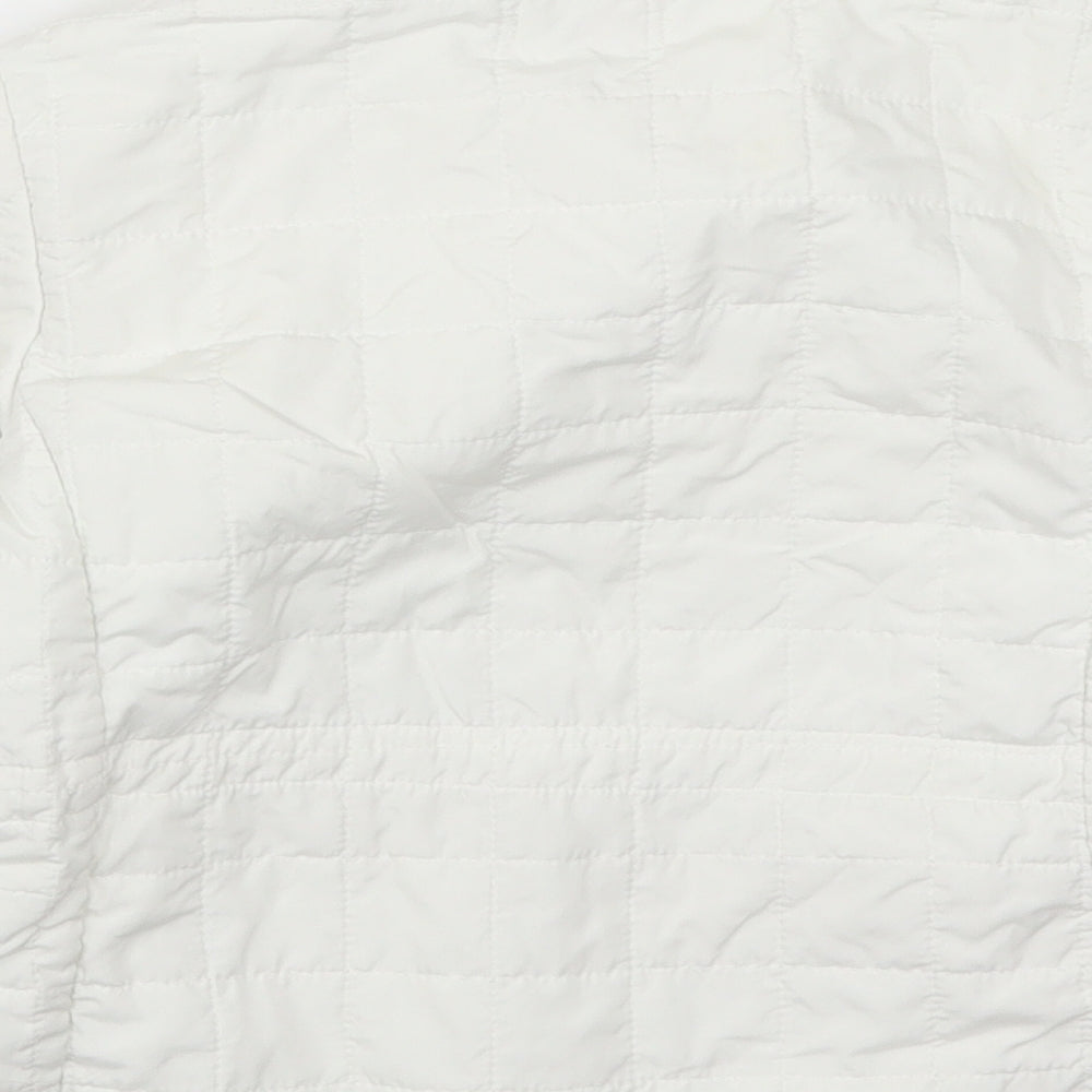 Nucleo Girls White   Quilted Coat Size 6 Years